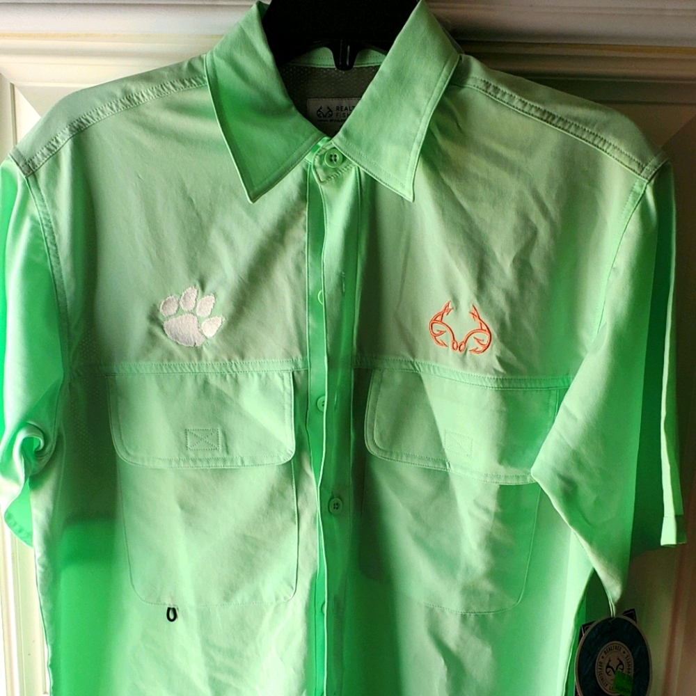 Realtree Clemson Fishing Shirt
